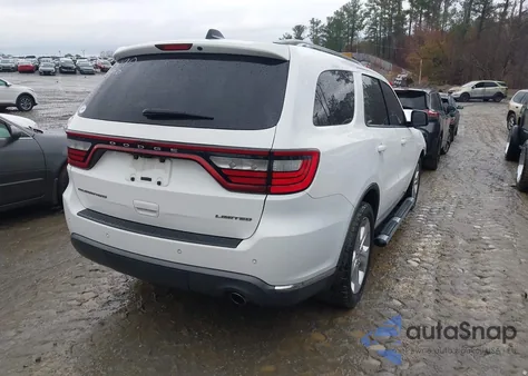2014 Dodge Durango Limited из США, поврежденный, VIN 1C4RDHDG9EC446090